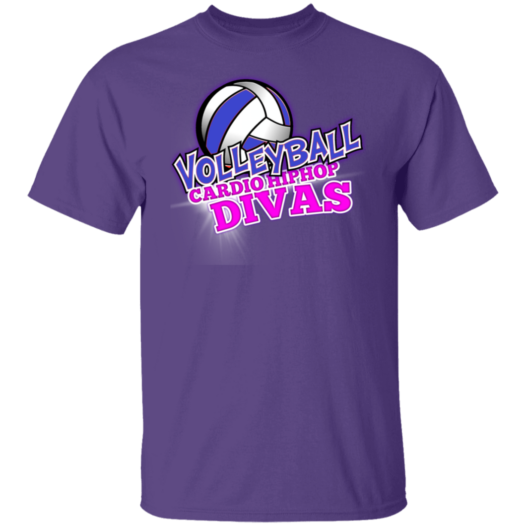 Cardio Hiphop Divas Volleyball T-Shirt