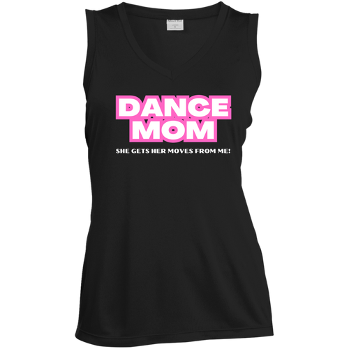 LST352 Ladies' Sleeveless V-Neck Performance Tee